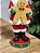 PAPAI NOEL EM RESINA COM GINGERBREAD 25CM - Imagem 2