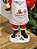 PAPAI NOEL EM RESINA CONFEITEIRO GINGERBREAD 32CM - Imagem 3