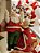 PAPAI NOEL E MAMÃE NOEL COSTUREIRA EM RESINA 30,5CM - PRÉ VENDA 2025 - Imagem 2