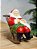 PAPAI NOEL NA CADEIRA DE BALANÇO EM RESINA 15,5CM - Imagem 1