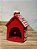 CASINHA DECORATIVA VERMELHA E BRANCA 12CM - Imagem 2