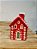 CASINHA DECORATIVA VERMELHA E BRANCA 12CM - Imagem 3