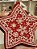 POTE DECORATIVO COM TAMPA ESTRELA VERMELHA E BRANCA 20CM - PRÉ VENDA 2025 - Imagem 3
