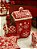 POTE DECORATIVO COM TAMPA TRENZINHO VERMELHO E BRANCO 22CM - PRÉ VENDA 2025 - Imagem 3