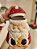 POTE DECORATIVO COM TAMPA NOEL VERMELHO E BRANCO 25CM - PRÉ VENDA 2025 - Imagem 2