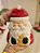 POTE DECORATIVO COM TAMPA NOEL VERMELHO E BRANCO 25CM - PRÉ VENDA 2025 - Imagem 1