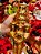 QUEBRA NOZES DE VIDRO DOURADO DECORATIVO 32CM - PRÉ VENDA 2025 - Imagem 2
