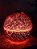 BOLA DE VIDRO DECORATIVA VERMELHA COM  LED 20CM - Imagem 5