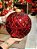 BOLA DE VIDRO DECORATIVA VERMELHA COM  LED 20CM - PRÉ VENDA 2025 - Imagem 5
