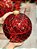 BOLA DE VIDRO DECORATIVA VERMELHA COM  LED 20CM - PRÉ VENDA 2025 - Imagem 1