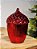 NOZES DE VIDRO DECORATIVA VERMELHA  20CM - Imagem 1