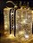 PRESENTE DECORATIVO DE VIDRO DOURADO E CHAMPANHE 22CM - Imagem 4