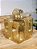 PRESENTE DECORATIVO DE VIDRO DOURADO E CHAMPANHE 22CM - Imagem 8