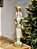 QUEBRA NOZES EM RESINA DOURADO COM VERDE 49CM - Imagem 1