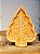 PRATO DECORATIVO ÁRVORE DE NATAL GINGERBREAD 26,5CM - Imagem 1