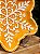 PRATO DECORATIVO FLOCO DE NEVE GINGERBREAD 26CM - Imagem 3