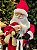 PAPAI NOEL COM URSO COM LUZ, SOM E MOVIMENTOS 110CM BIVOLT - Imagem 2