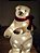 URSO POLAR EM PÉ COM LED 40CM - Imagem 4