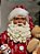 PAPAI NOEL COM PIJAMA VERMELHO COM URSO 45CM - Imagem 2