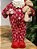 PAPAI NOEL COM PIJAMA VERMELHO COM URSO 45CM - Imagem 5