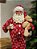PAPAI NOEL COM PIJAMA VERMELHO COM URSO 45CM - Imagem 6