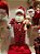 PAPAI NOEL COM PIJAMA VERMELHO COM URSO 45CM - PRÉ VENDA 2025 - Imagem 1