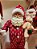 PAPAI NOEL COM PIJAMA VERMELHO COM URSO 45CM - PRÉ VENDA 2025 - Imagem 2