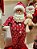 PAPAI NOEL COM PIJAMA VERMELHO COM URSO 45CM - PRÉ VENDA 2025 - Imagem 3