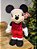 MICKEY EM PÉ PELUCIA COM COLETE DE LANTEJOLA 45CM - Imagem 1