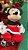 MINNIE SENTADA PELUCIA COM LAÇO OURO 45CM - Imagem 1