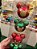 BOLA MICKEY COM GLITTER VERDE E VERMELHO 6CM KIT COM 6 UNIDADES - PRÉ VENDA 2025 - Imagem 2