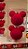 BOLA MICKEY VELUDO VERMELHO 10CM KIT COM 2 UNIDADES - PRÉ VENDA 2025 - Imagem 1