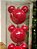 BOLA MICKEY VELUDO VERMELHO 8CM KIT COM 4 UNIDADES - Imagem 2