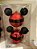 BOLA MICKEY ROUPA NOEL VERMELHO E PRETO 10CM KIT COM 2 UNIDADES - PRÉ VENDA 2025 - Imagem 1
