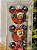 BOLA MICKEY ROUPA NOEL VERMELHO E PRETO 8CM KIT COM 4 UNIDADES - Imagem 3
