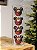 BOLA MICKEY ROUPA NOEL VERMELHO E PRETO 8CM KIT COM 4 UNIDADES - Imagem 1