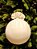 BOLA VELUDO BRANCO OFF 15CM - Imagem 2
