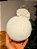 BOLA VELUDO BRANCO OFF 15CM - Imagem 1