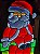 PLACA DECORAÇÃO 3D INFINITA PAPAI NOEL COM PRESENTE COM FITA LED BIVOLT 1,15CM - Imagem 4