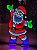 PLACA DECORAÇÃO 3D INFINITA PAPAI NOEL COM FITA LED BIVOLT 1,20CM - Imagem 6