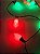 PISCA CORDÃO LUZ AMERICANA VERMELHO E VERDE 100 LÂMPADAS 15 METROS BIVOLT - Imagem 3