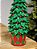 ÁRVORE DECORATIVA EM RESINA VERDE E VERMELHA 34CM - Imagem 3