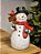 BONECO DE NEVE COM PLACA DE NATAL 25CM - Imagem 3