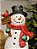 BONECO DE NEVE COM PLACA DE NATAL 25CM - Imagem 2