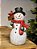 BONECO DE NEVE COM PLACA DE NATAL 25CM - Imagem 1