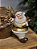 PAPAI NOEL COM PRESENTES DOURADO E BRANCO 17CM - Imagem 3