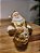 PAPAI NOEL COM PRESENTES DOURADO E BRANCO 18CM - Imagem 2