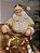 PAPAI NOEL COM PRESENTES DOURADO E BRANCO 32CM - Imagem 4