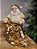 PAPAI NOEL COM PRESENTES DOURADO E BRANCO 32CM - Imagem 5