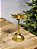 PORTA VELA EM METAL DOURADO 25CM - Imagem 1